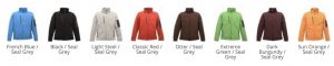 Soft shell jacket colours